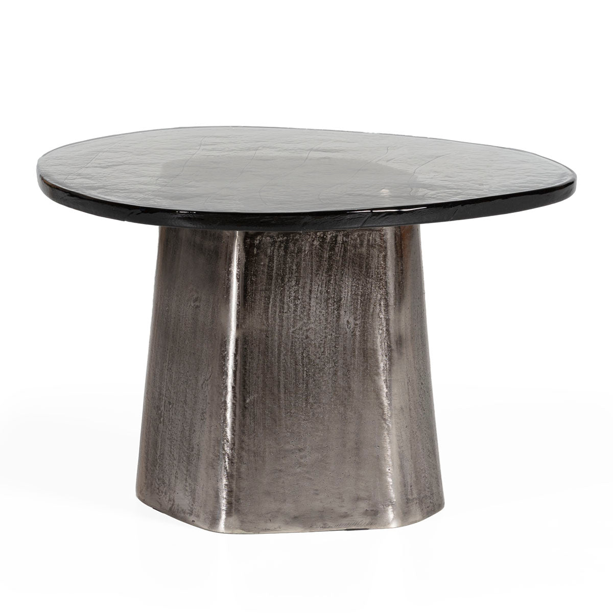 Mesa de centro de metal y vidrio Benetússer