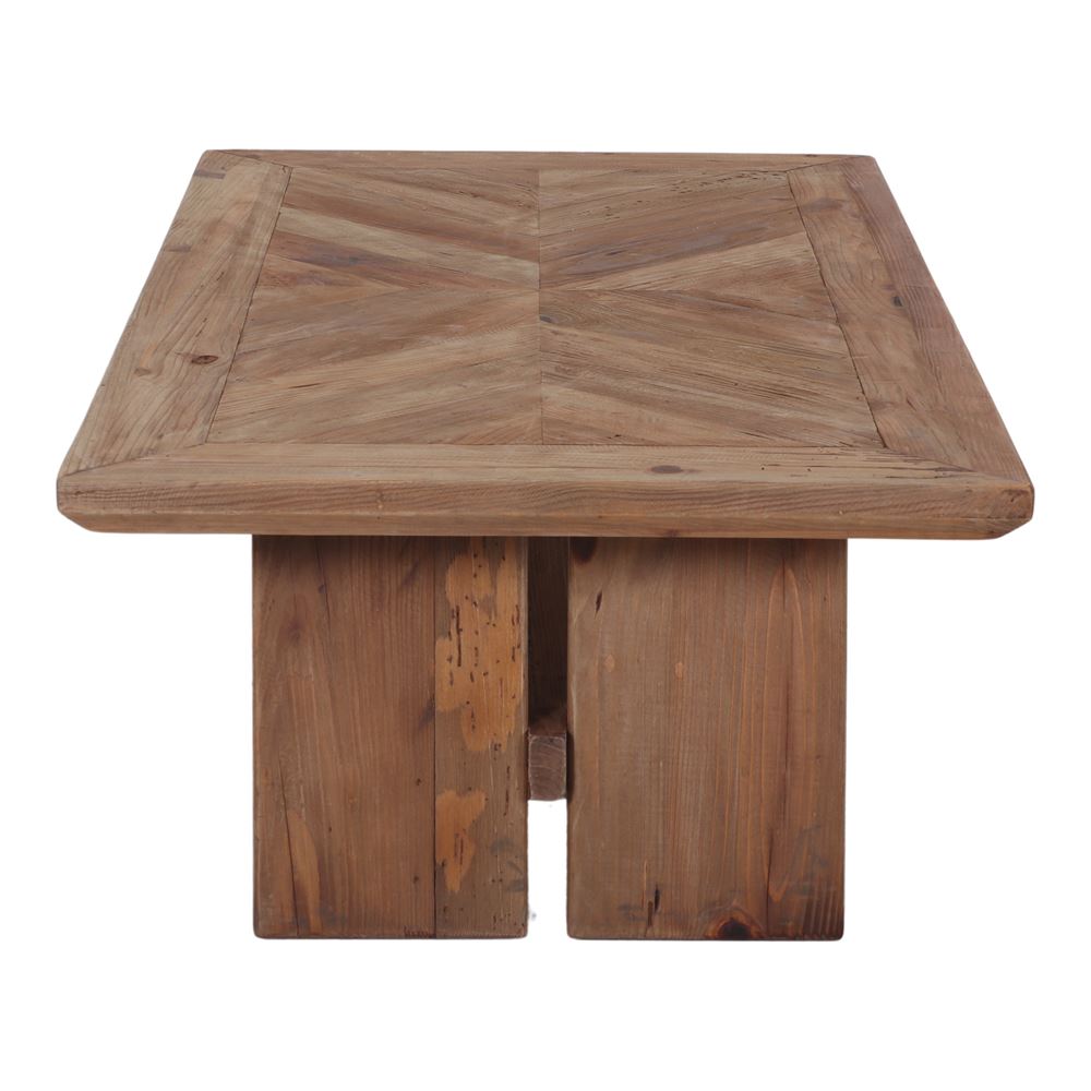 Mesa de centro de pino reciclado Camilo