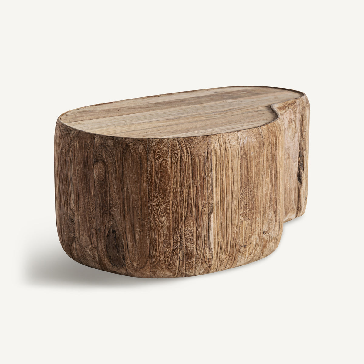 Mesa de centro de teca reciclada Furore 90 x 60 cm