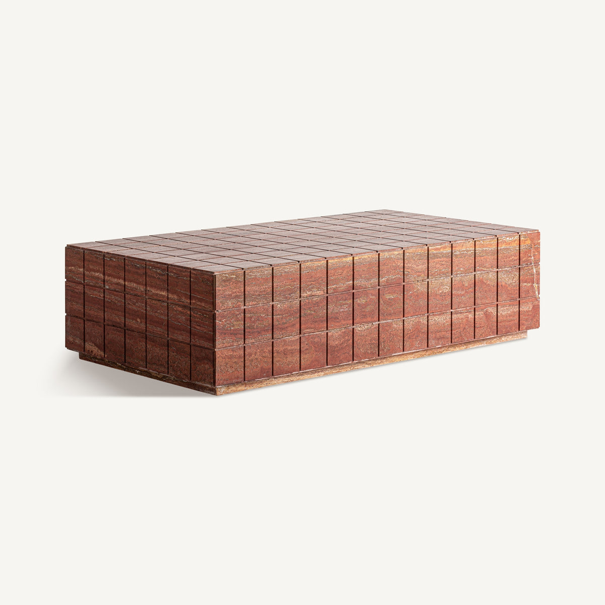 Mesa de centro de travertino terracota Sfax