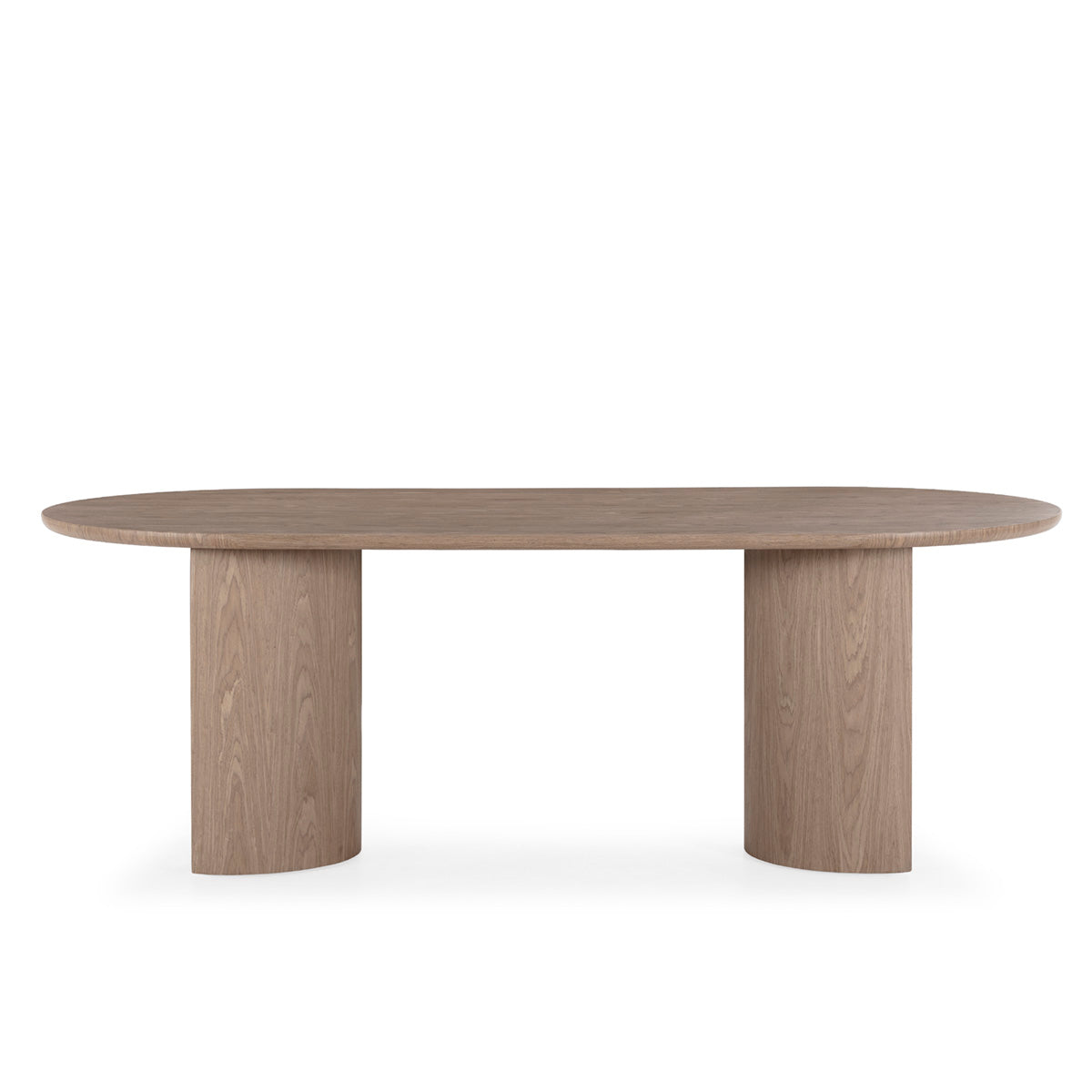 Mesa de comedor de chapa de álamo Valadares