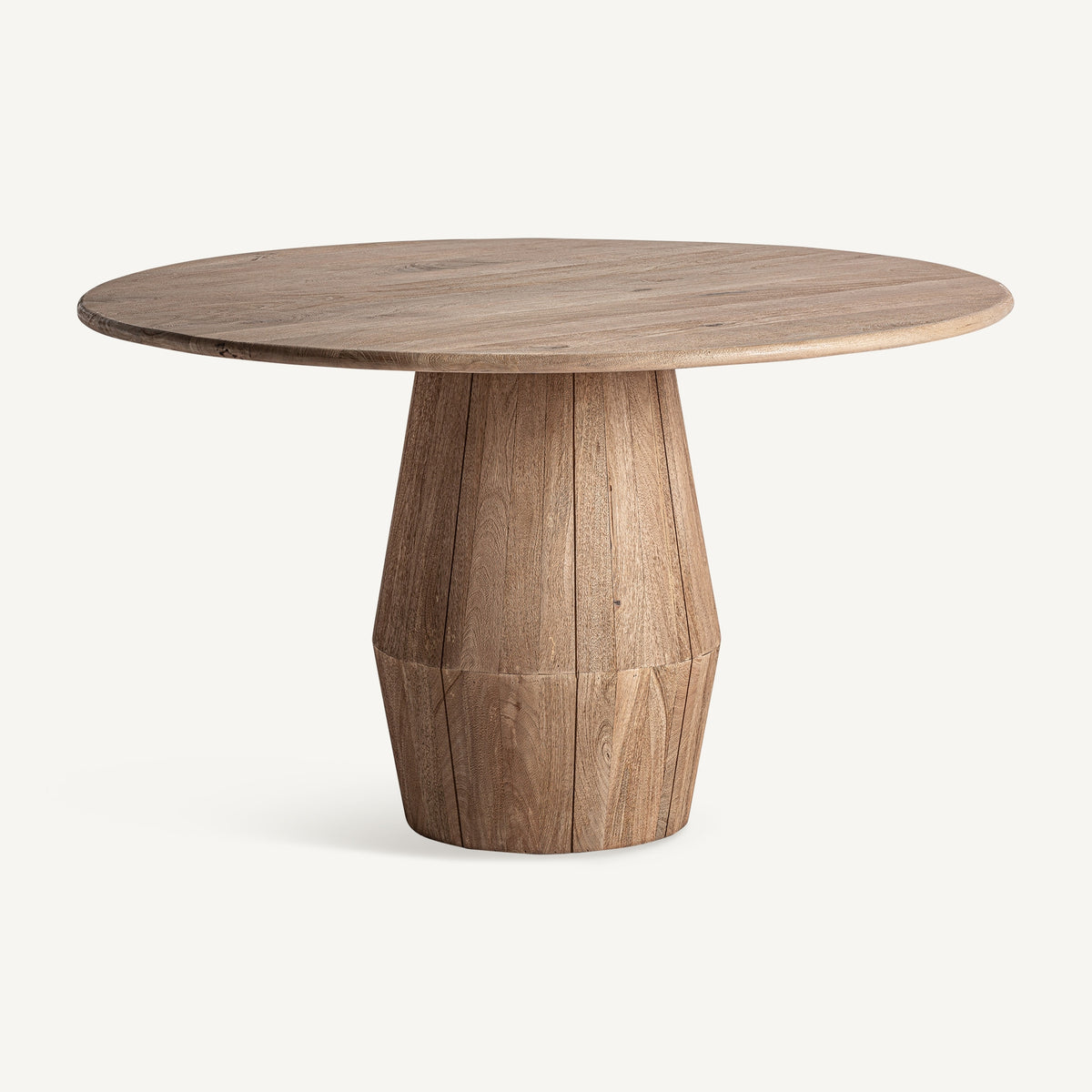 Mesa de comedor de madera de mango Mojácar 130 x 130 cm