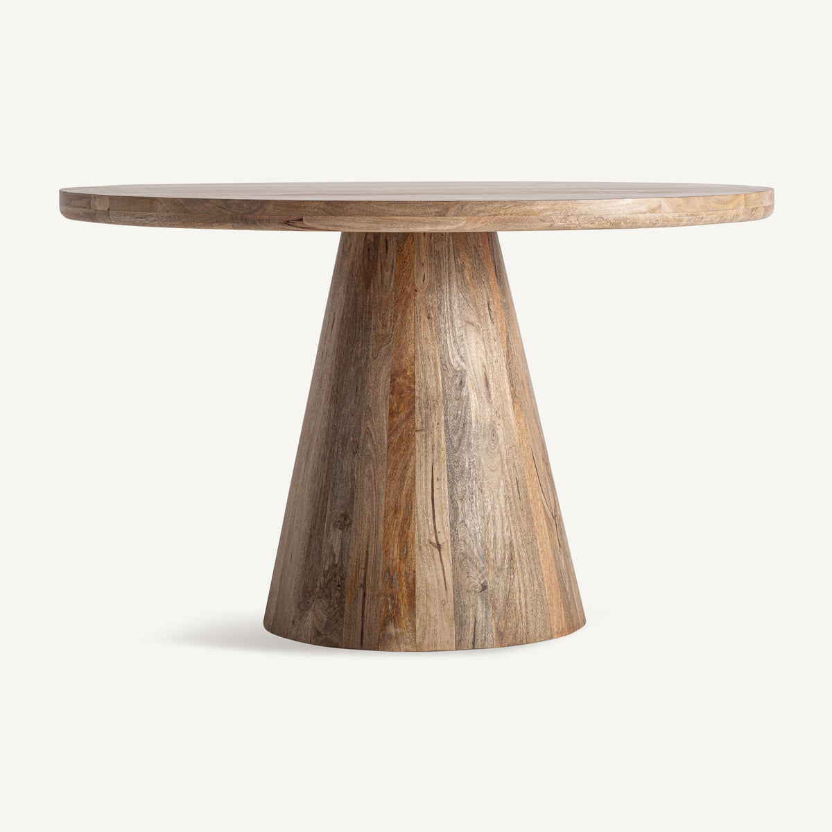 Mesa de comedor de madera de mango Níjar Ø120 cm