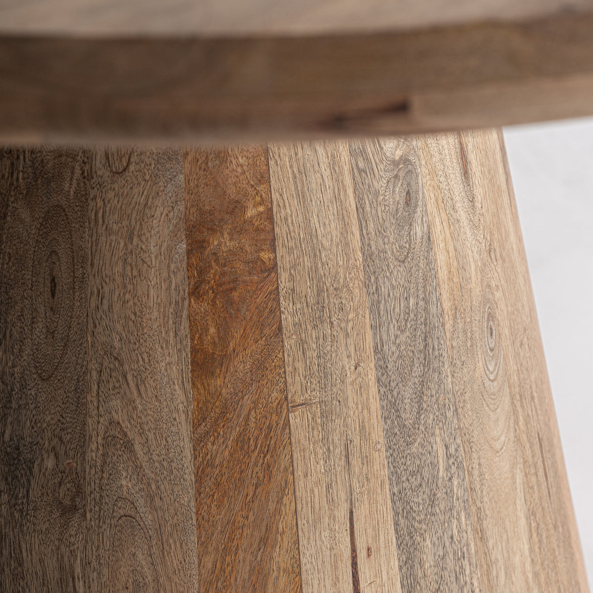 Mesa de comedor de madera de mango Níjar Ø120 cm