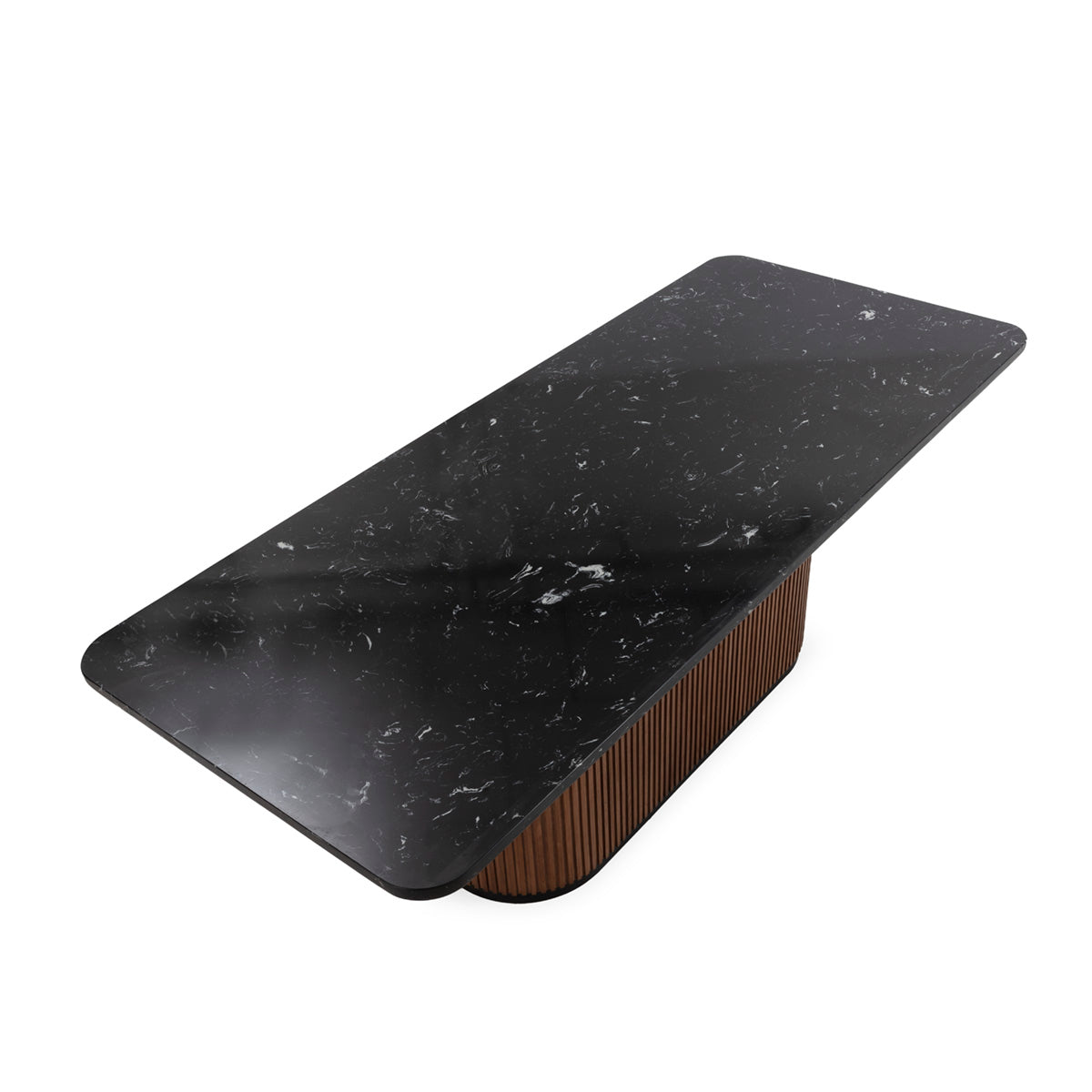 Mesa de comedor de madera de olmo Gallarate