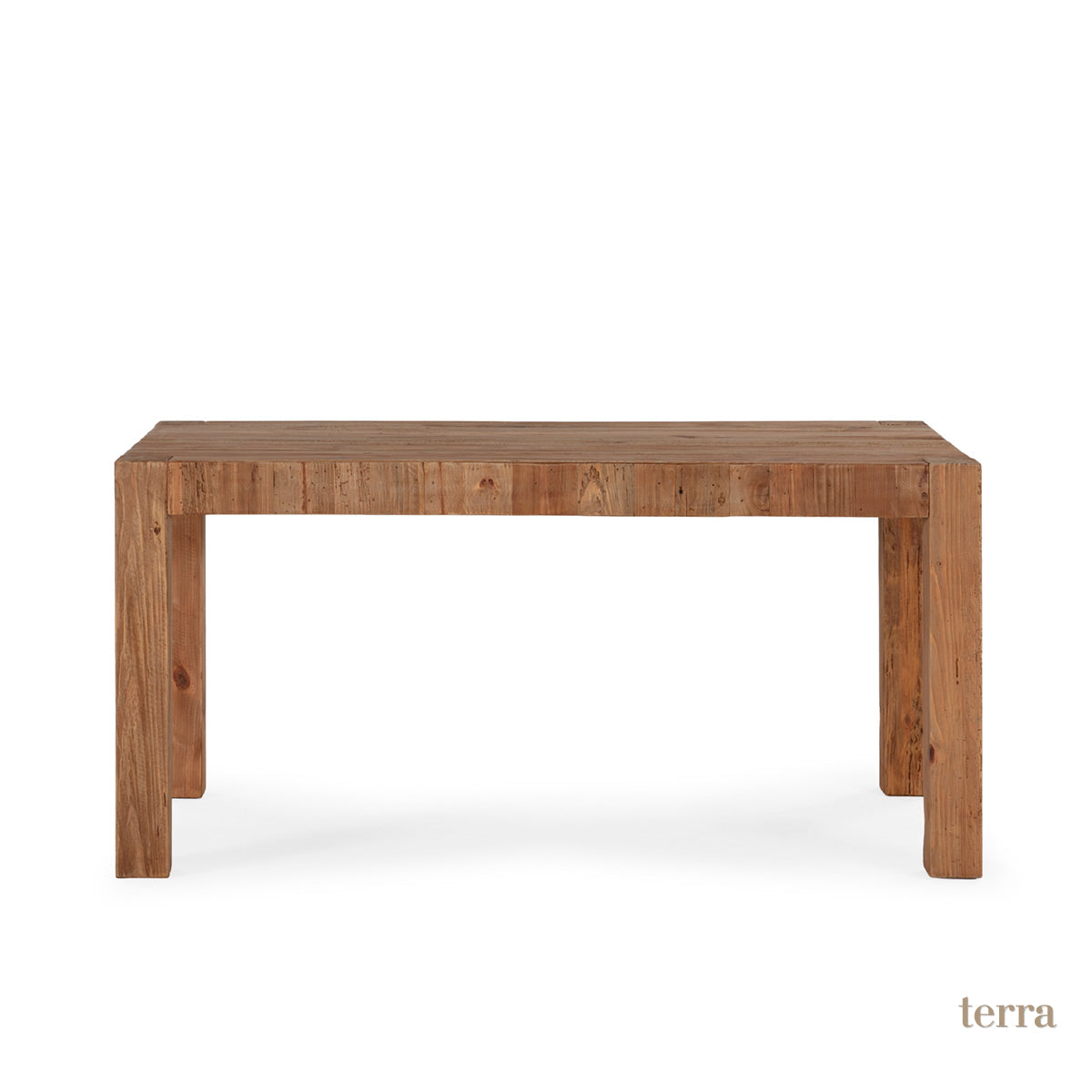 Mesa de comedor de madera de pino recuperado Domodossola
