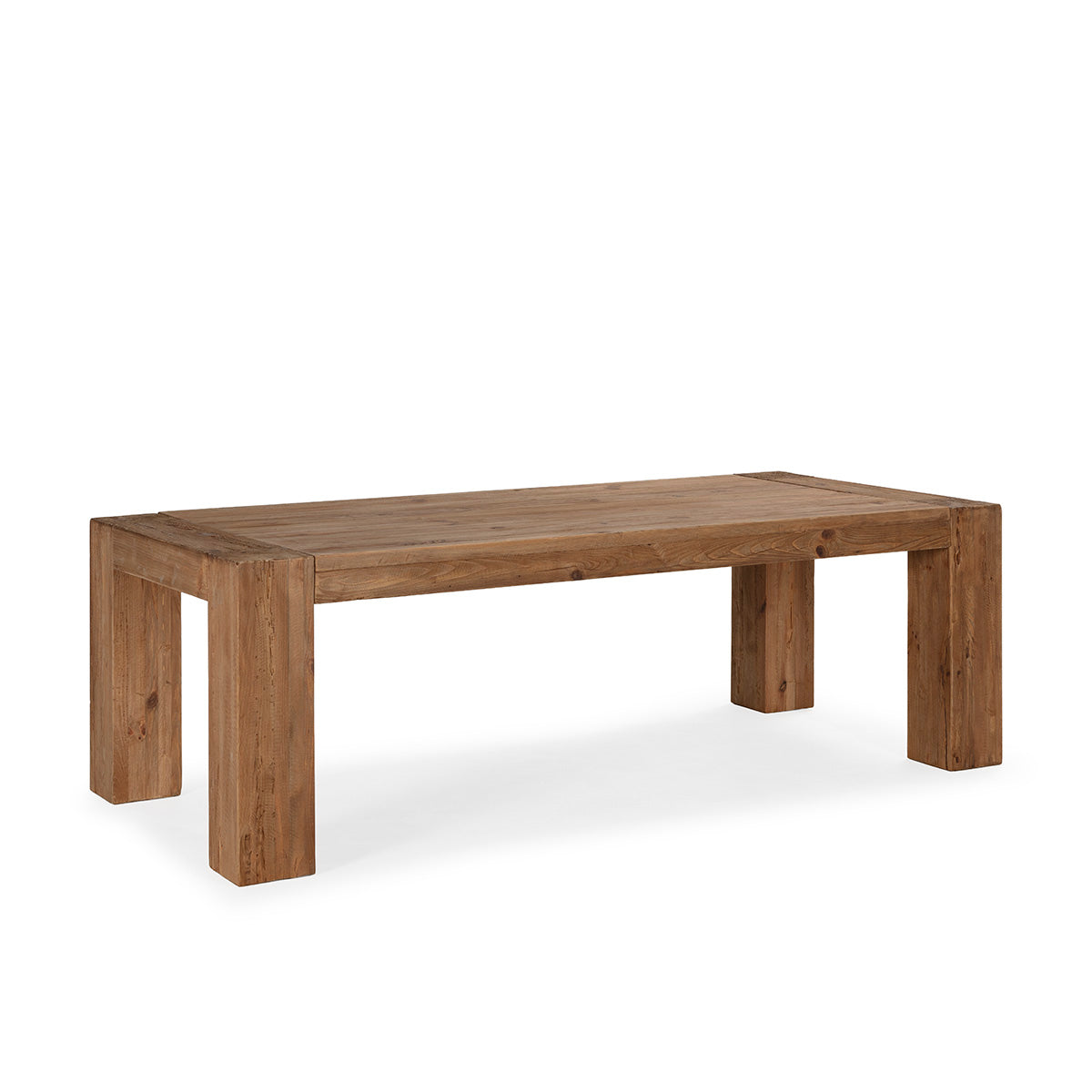 Mesa de comedor de madera de pino recuperado Ferrol