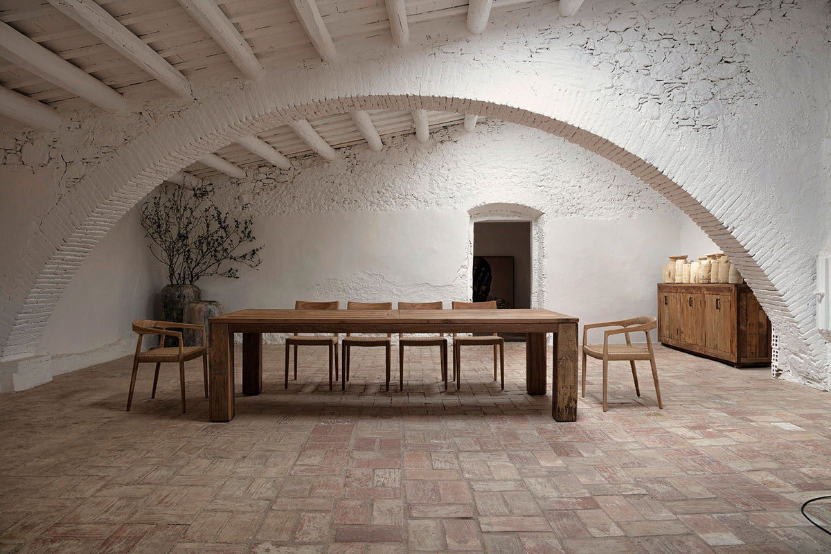 Mesa de comedor de madera recuperada Cáñar