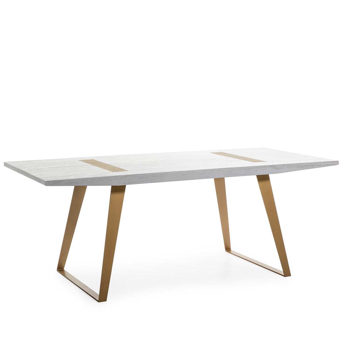 Mesa de comedor de madera y metal Nazaré