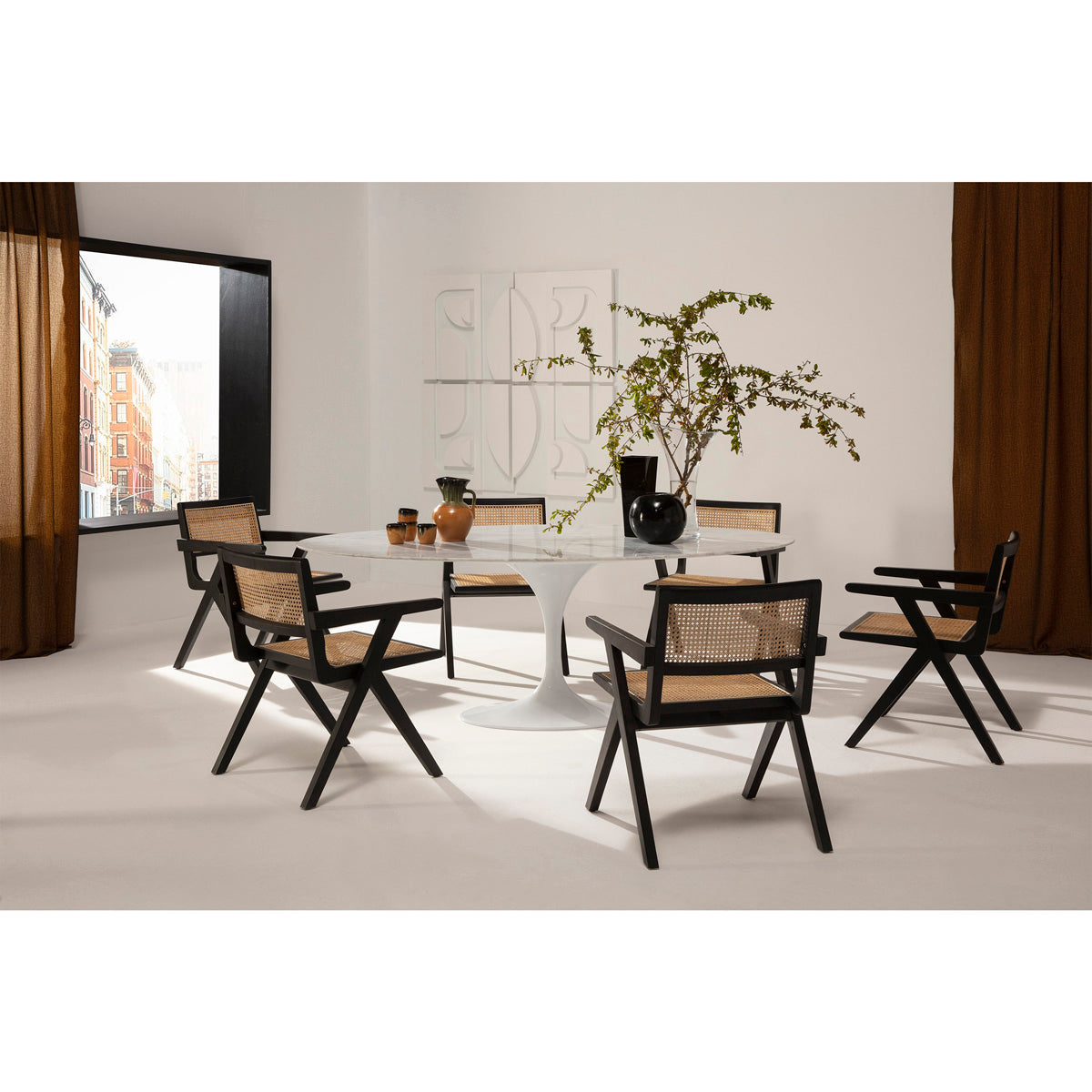 Mesa de comedor de mármol Famagusta