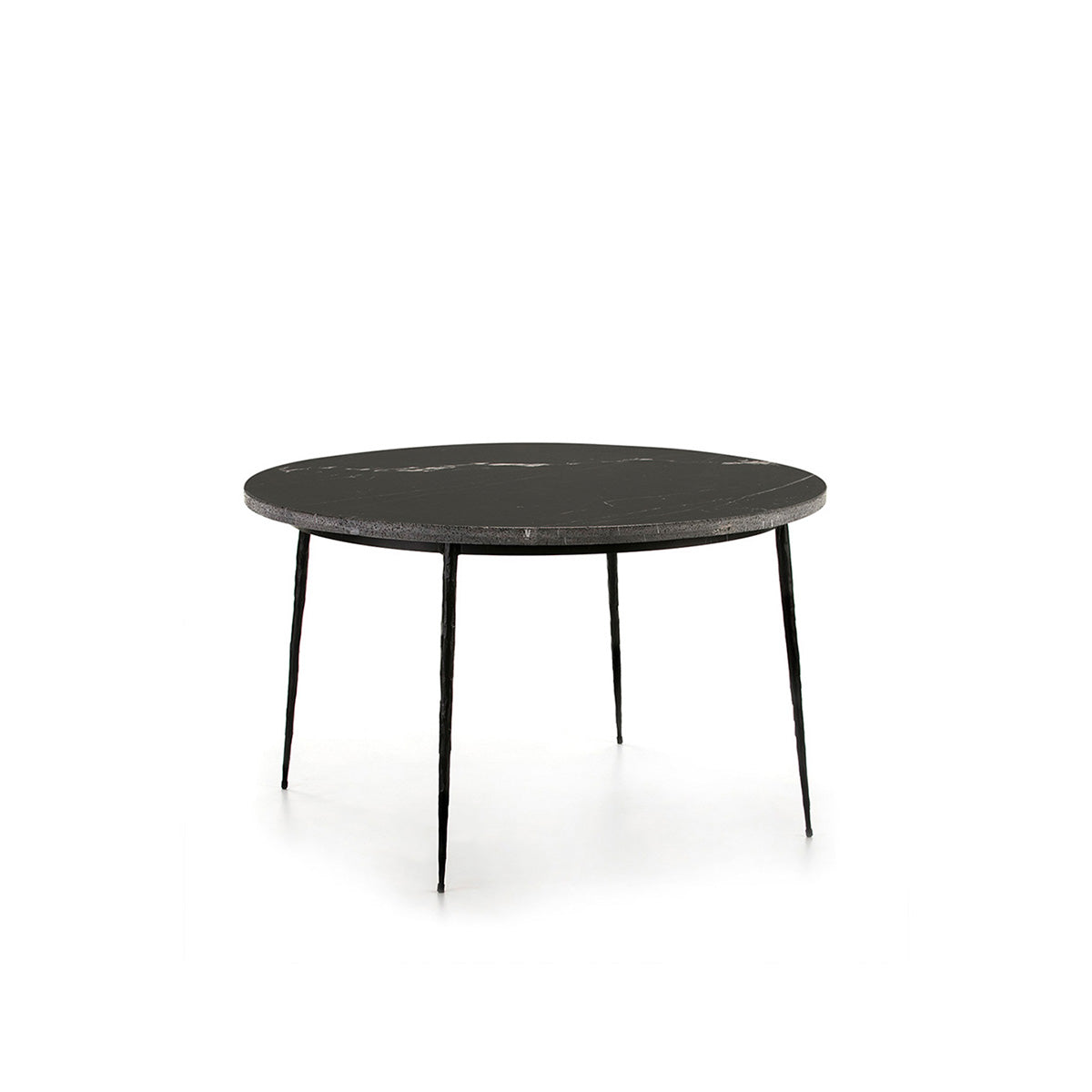Mesa de comedor de mármol y metal Yaiza