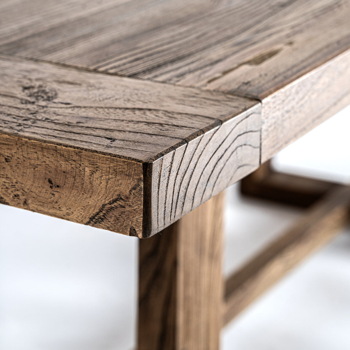 Mesa de comedor de olmo Carboneras 220 cm