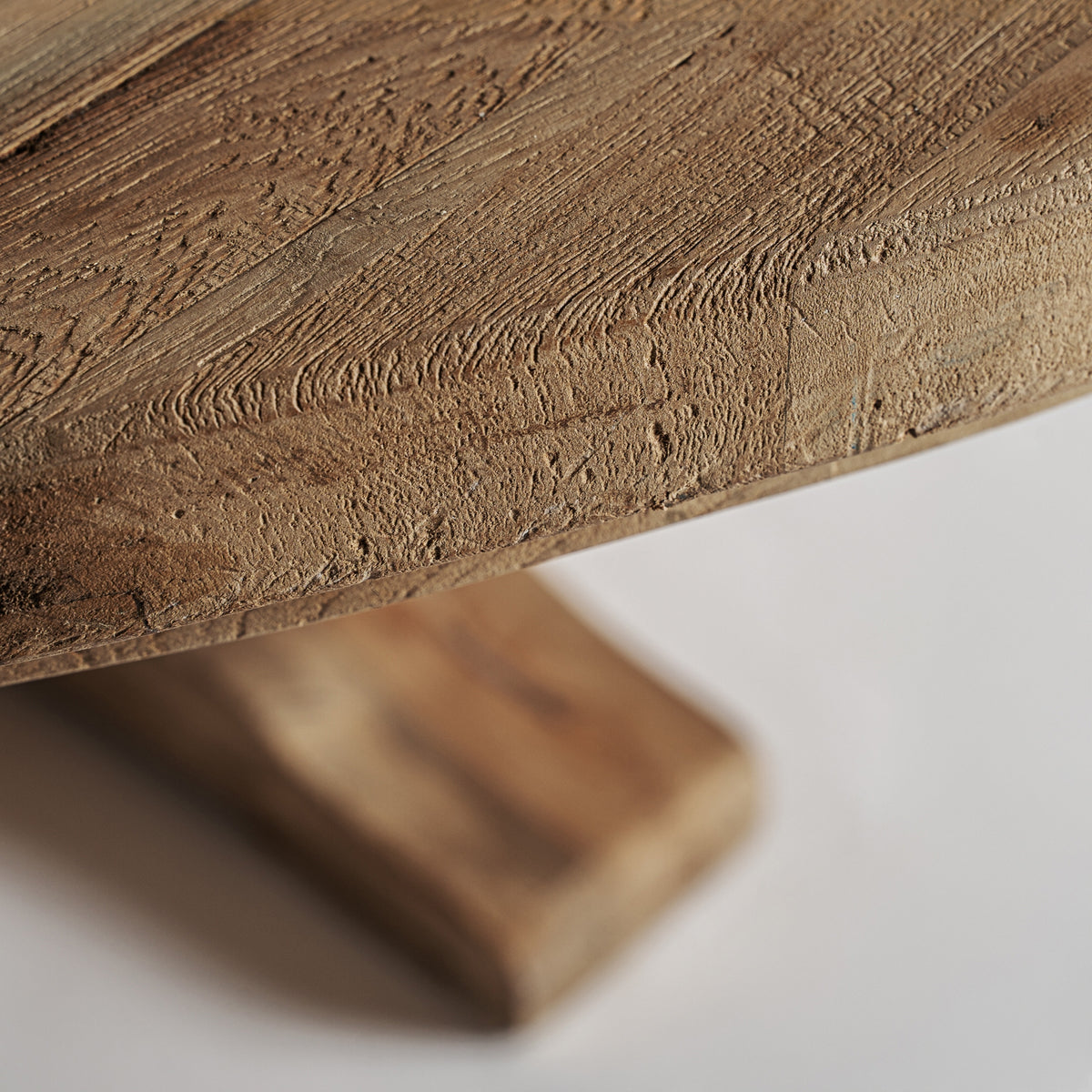 Mesa de comedor de teca reciclada Albondón