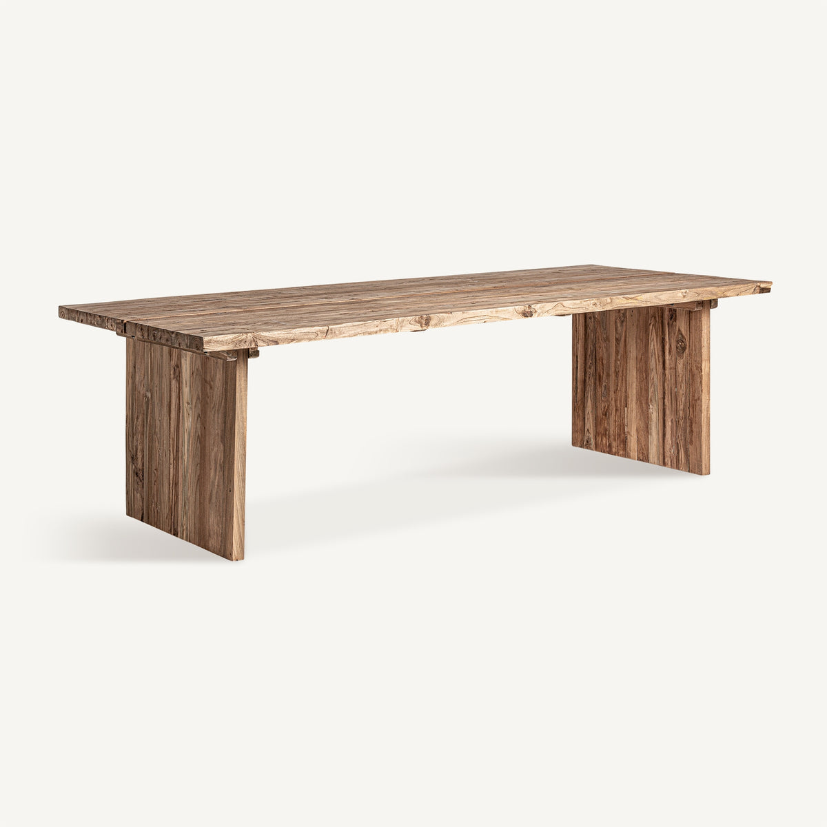 Mesa de comedor de teca reciclada Cherín