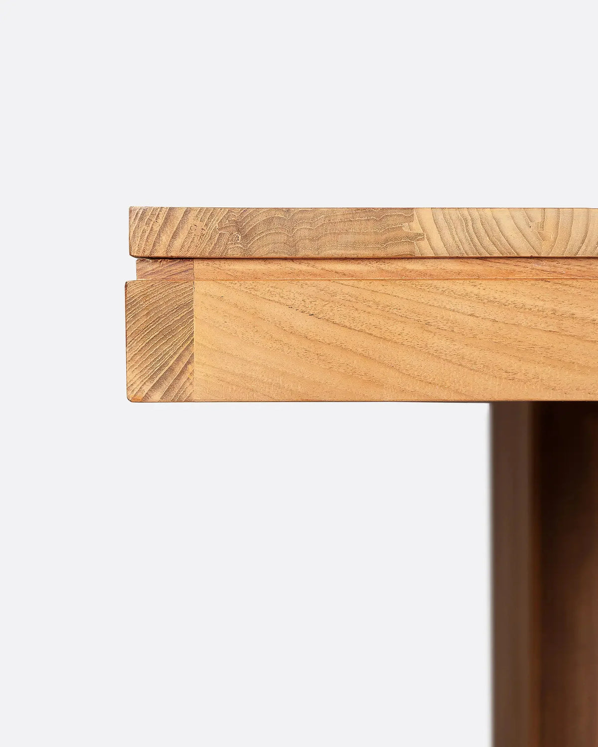 Mesa de comedor de teca reciclada Kerbang