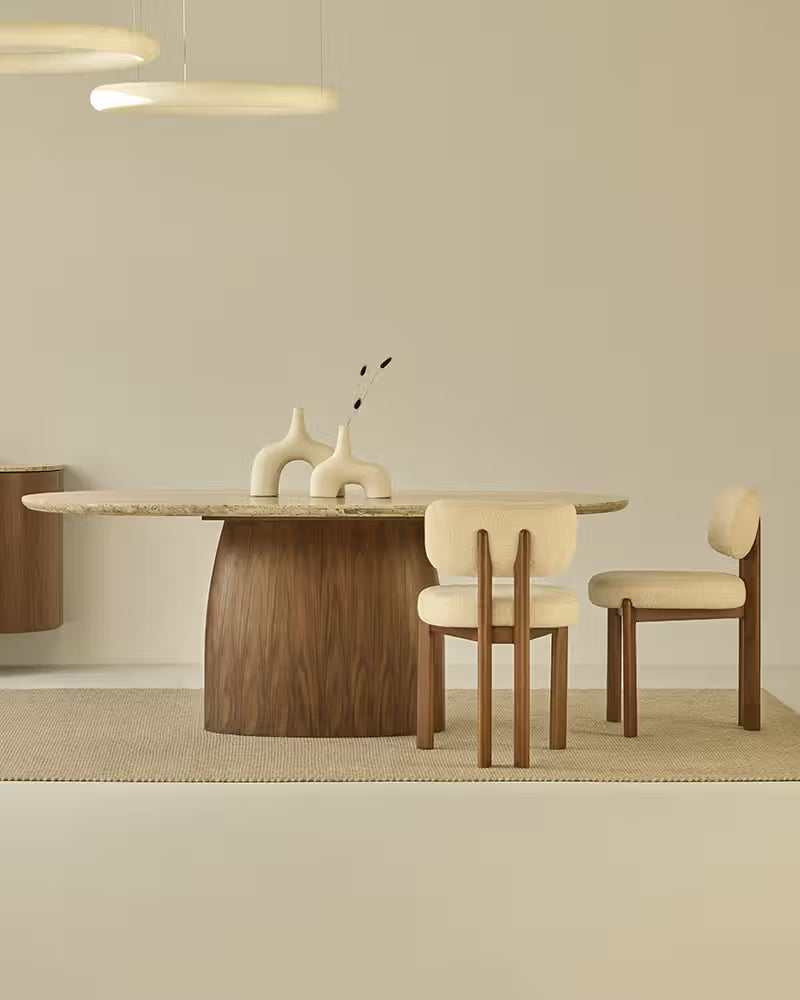 Mesa de Comedor Kaia Nogal 220 cm