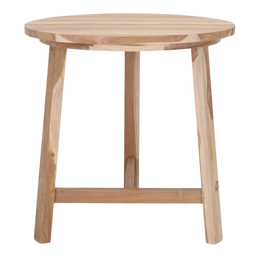 Mesa de comedor redonda de teca Adrien