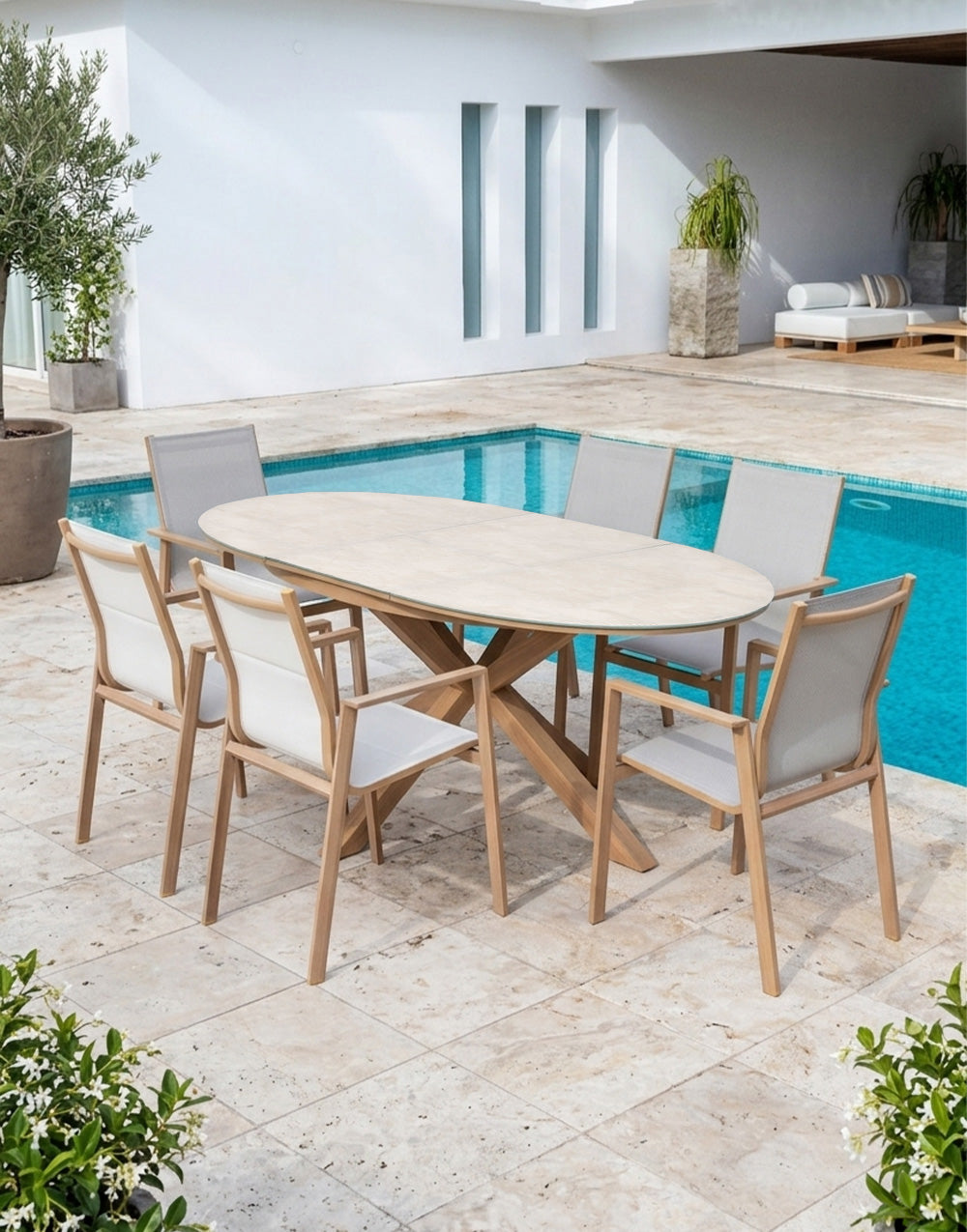 Mesa Extensible de Exterior Camariñas