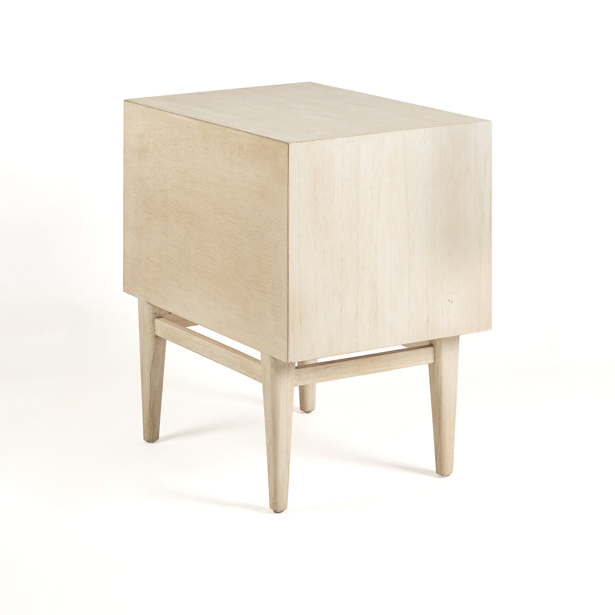 Mesita de noche de madera de cedro Aversa