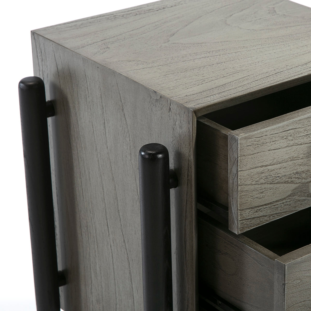 Mesita de noche de madera Parla