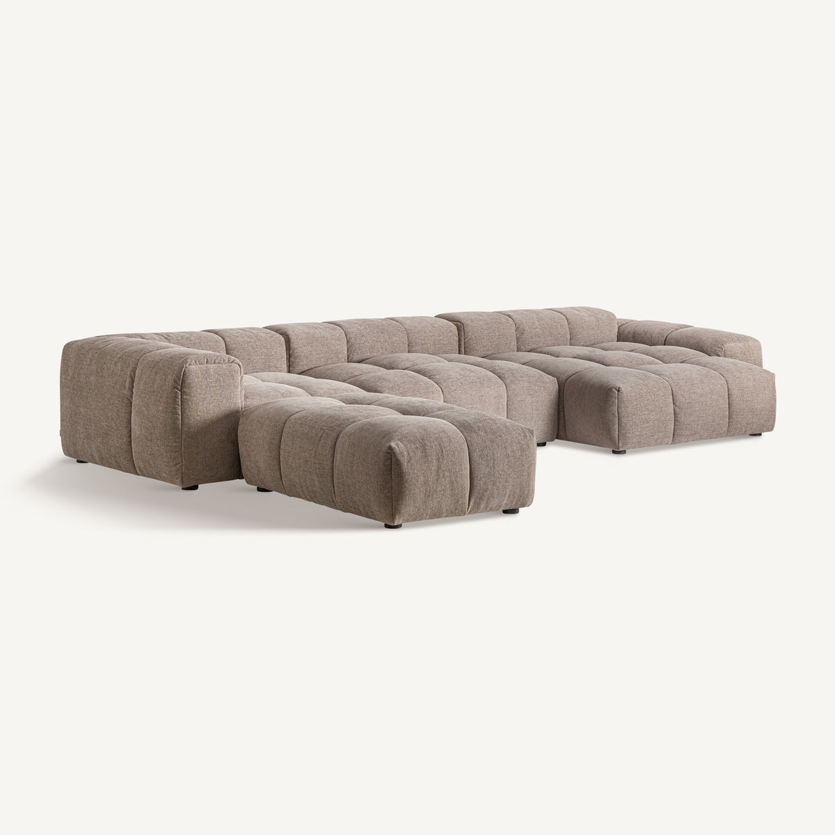 Módulo de sofá esquinero tapizado beige Korčula 115 cm