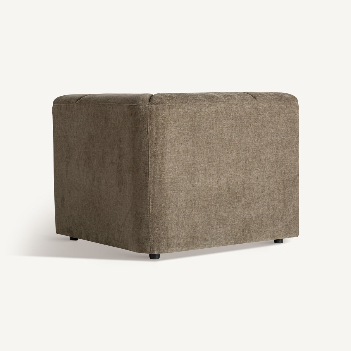 Módulo esquinero de sofá tapizado verde Marchica 98 x 98 cm