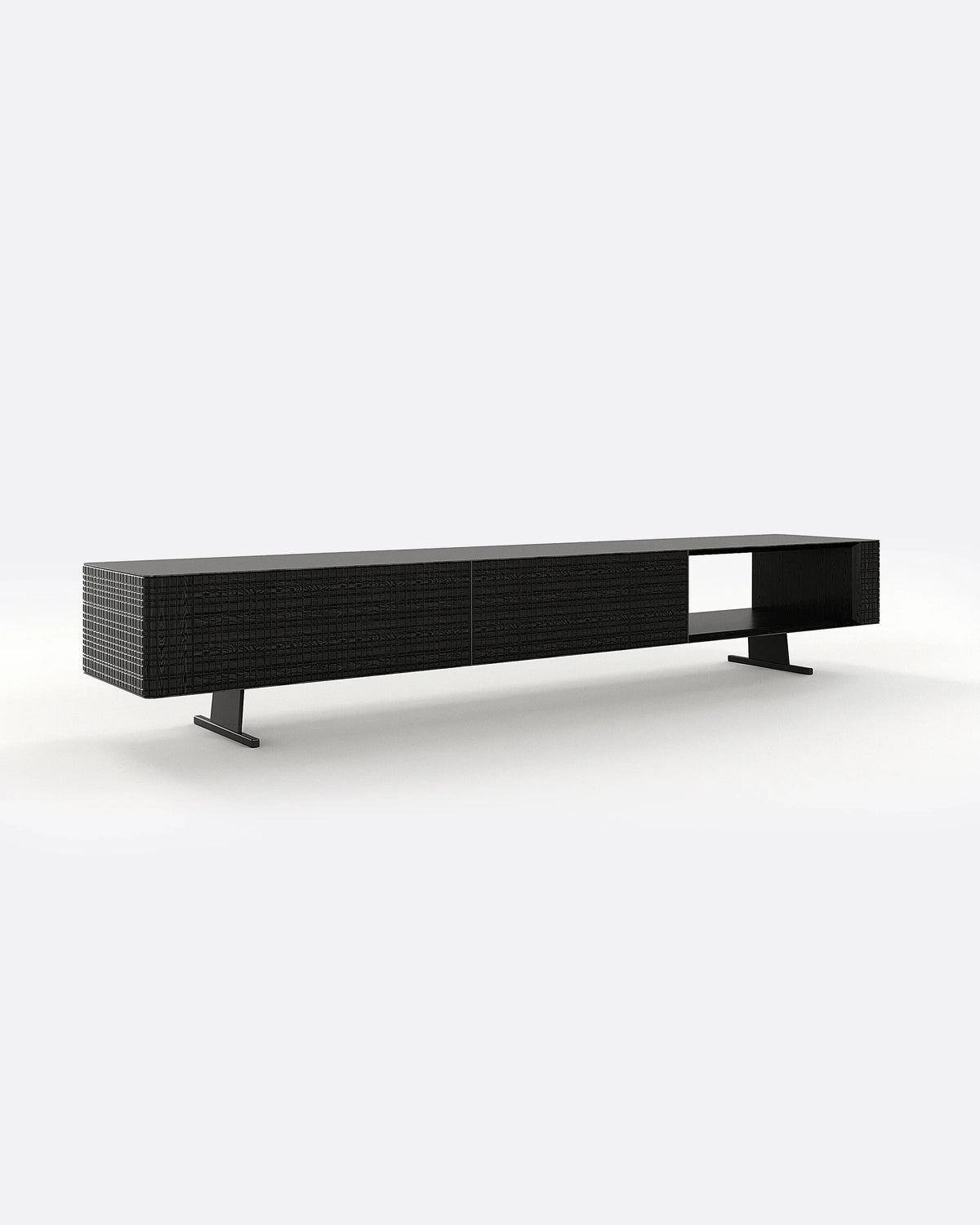 Mueble de televisión de teca Forge