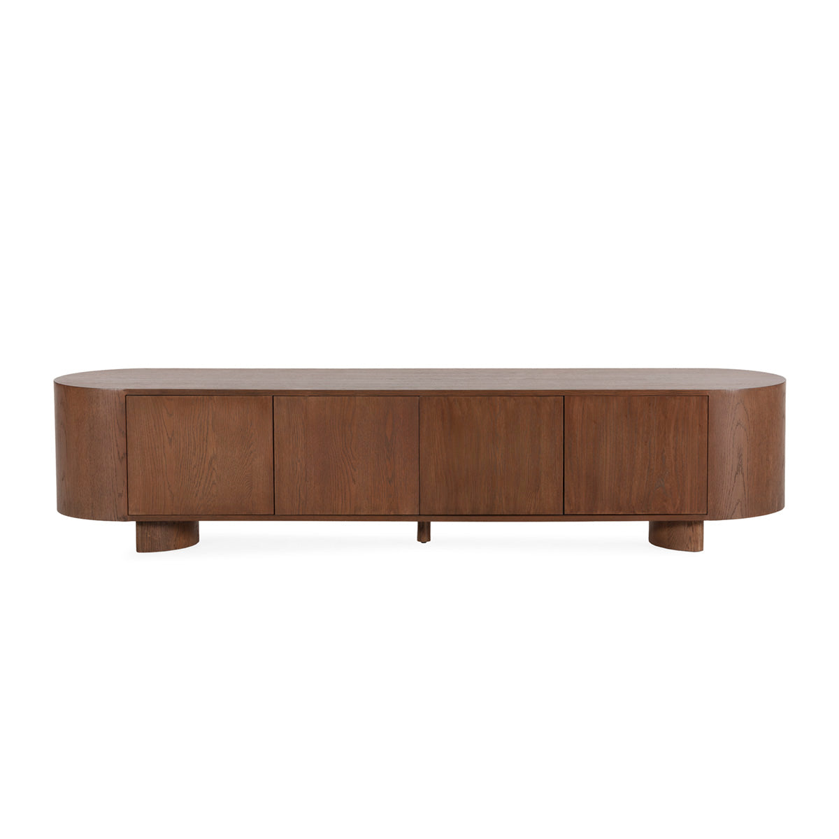 Mueble de TV de chapa de roble Perama