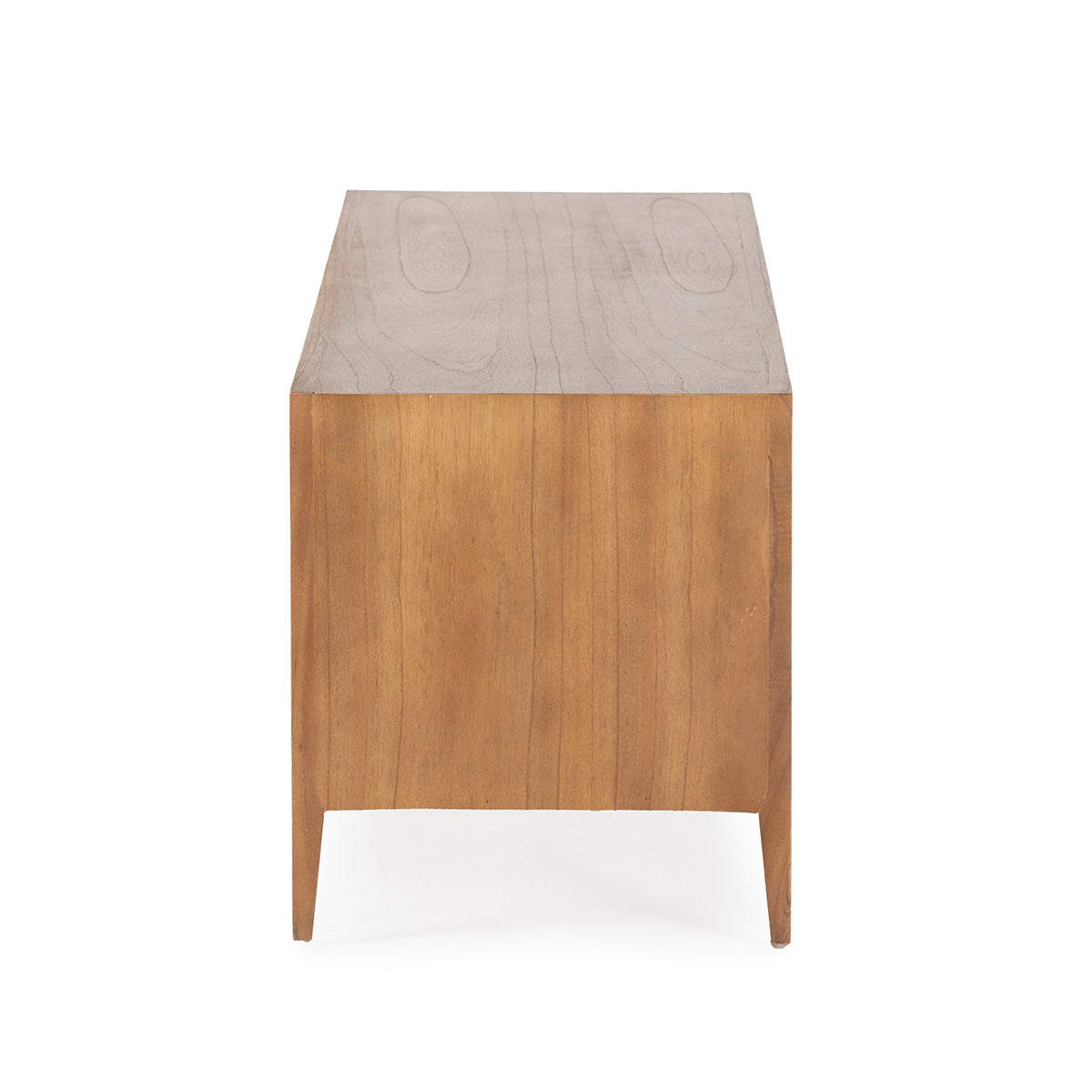 Mueble de TV de madera de cedro y ratán Potenza