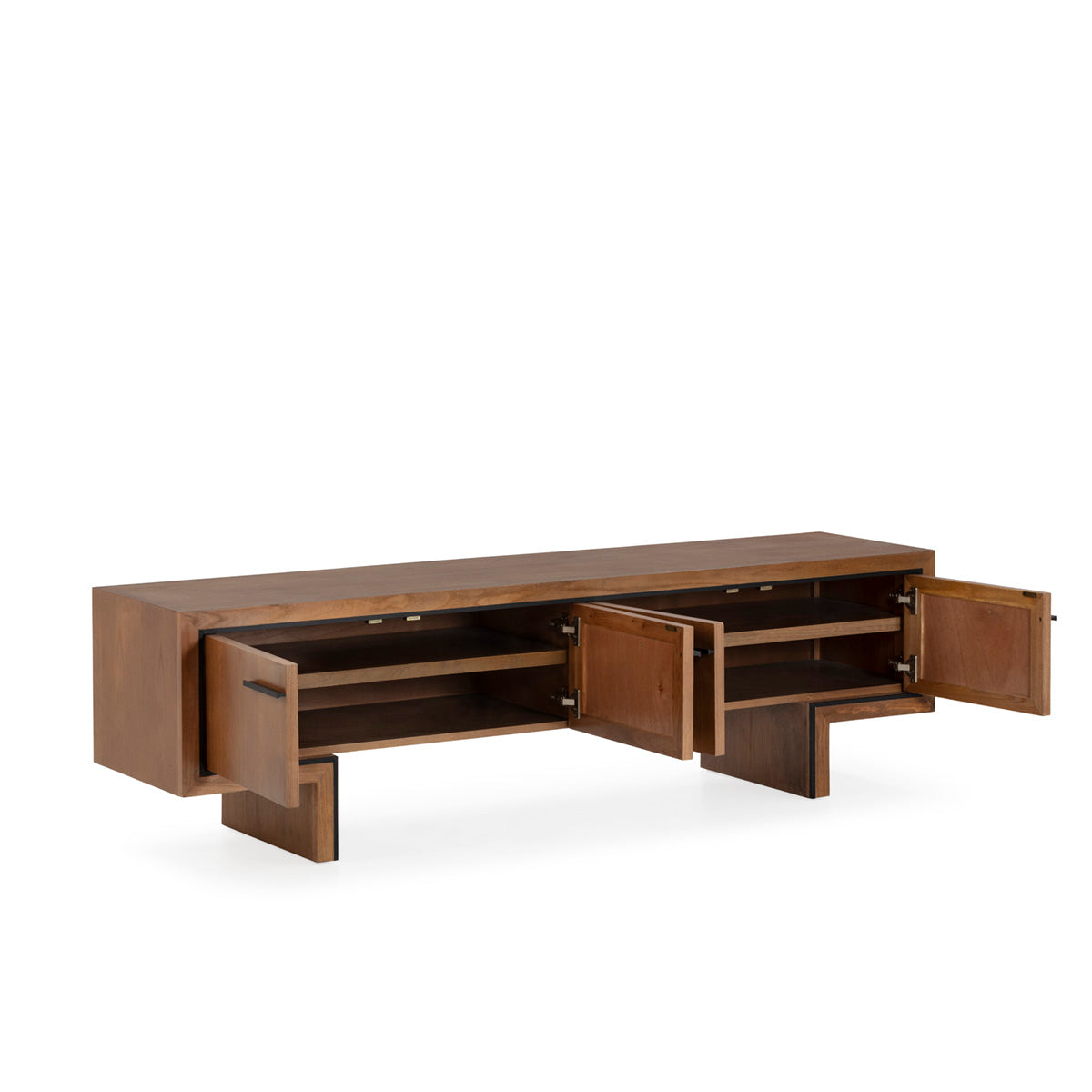 Mueble de TV de madera de olmo Gerakas