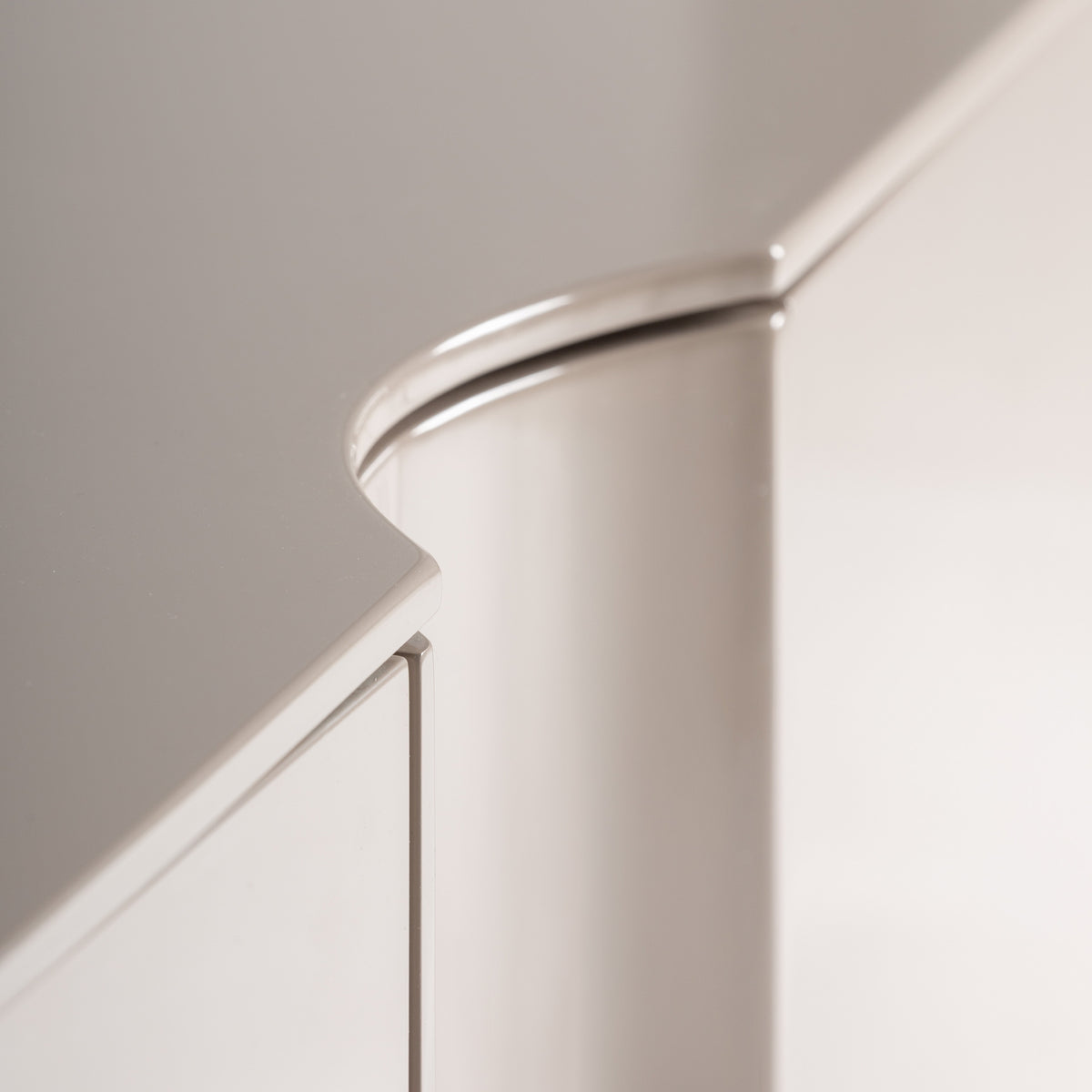 Mueble TV de madera crema y hierro Caparica