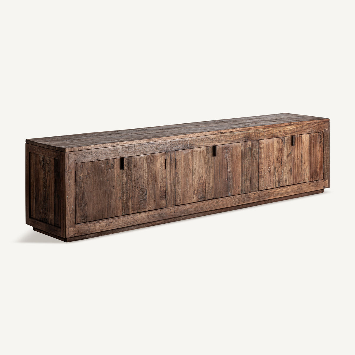 Mueble TV de madera recuperada y hierro Azenhas