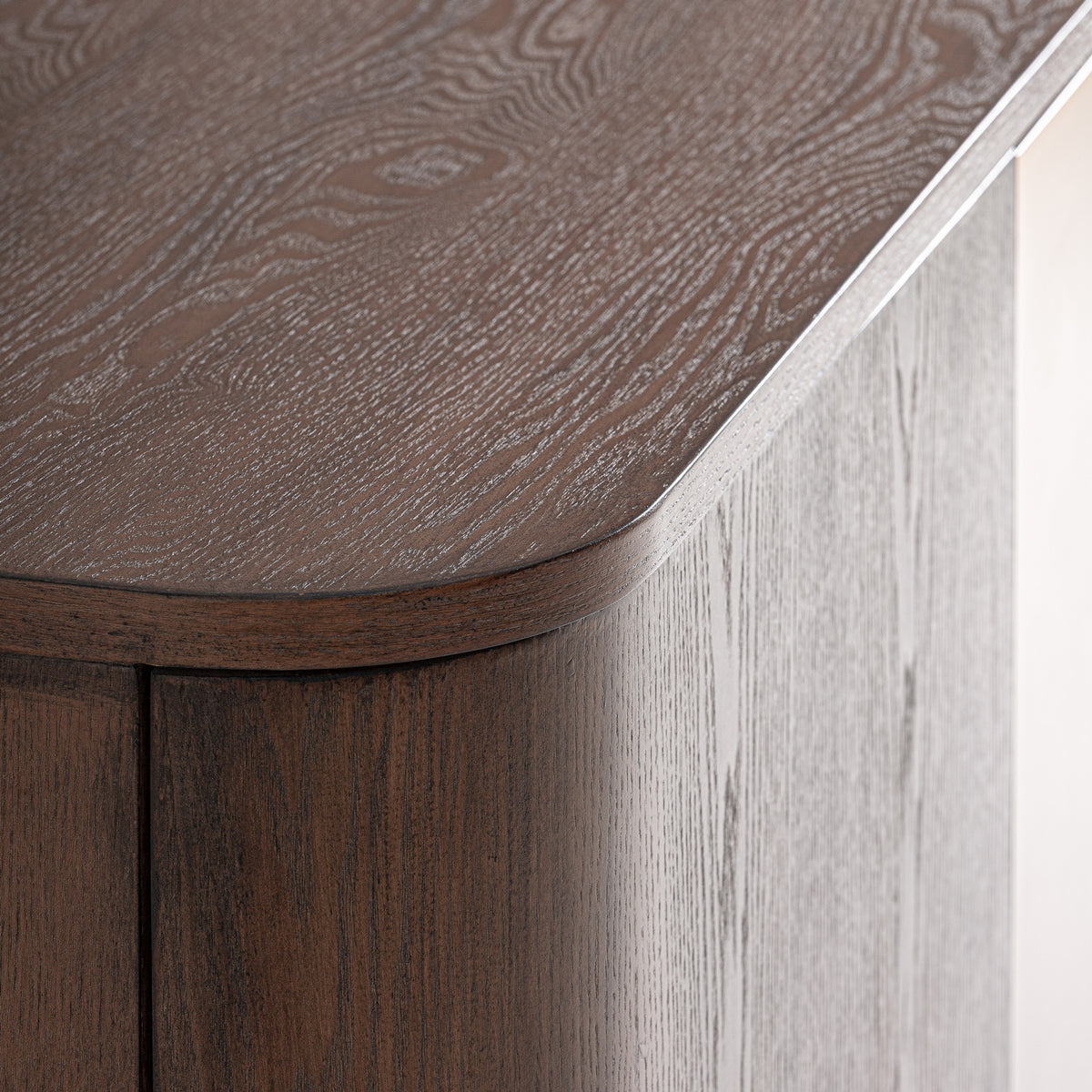 Mueble TV de olmo y acero bronce Opatija
