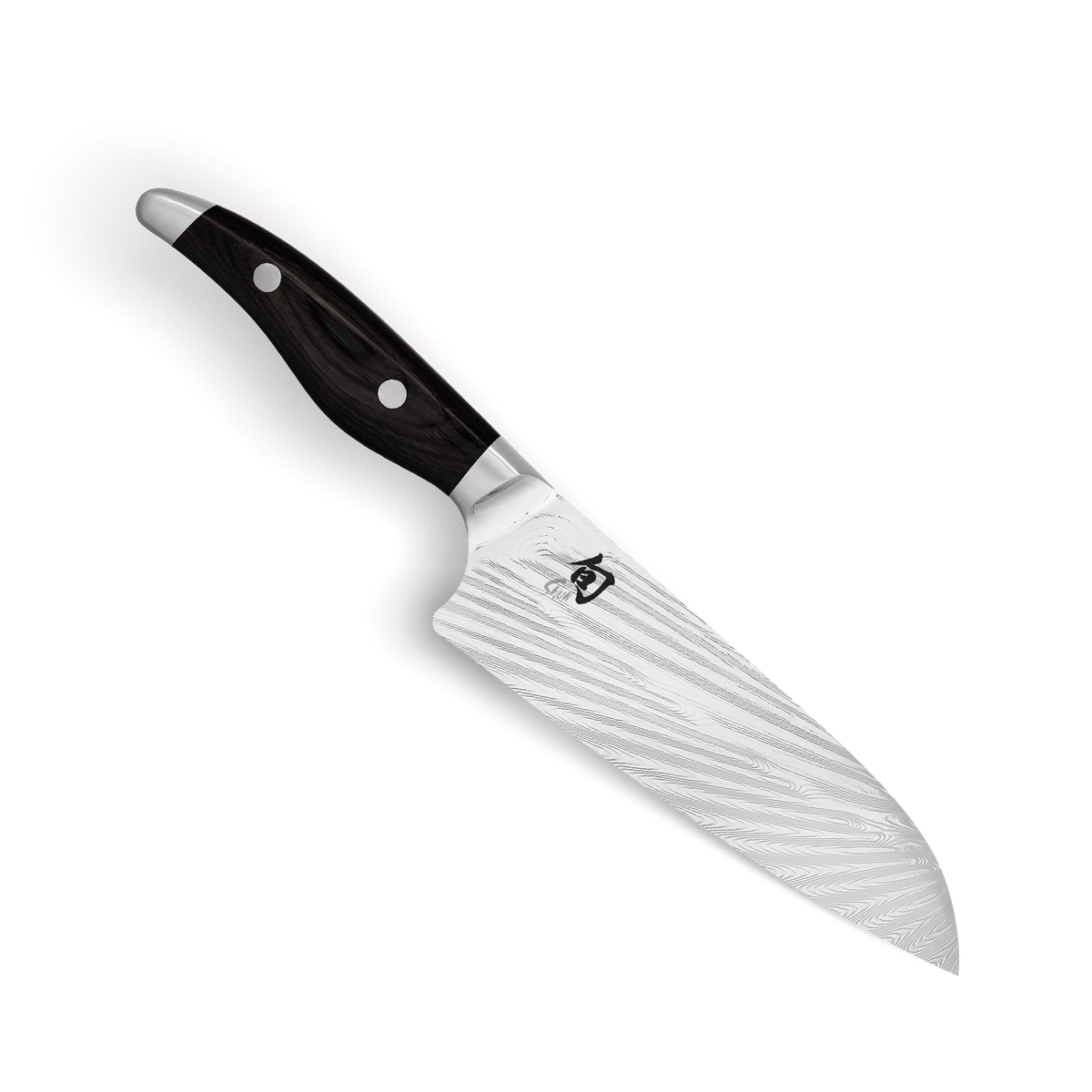 Santoku Kai Shun Nagare Black 18 cm