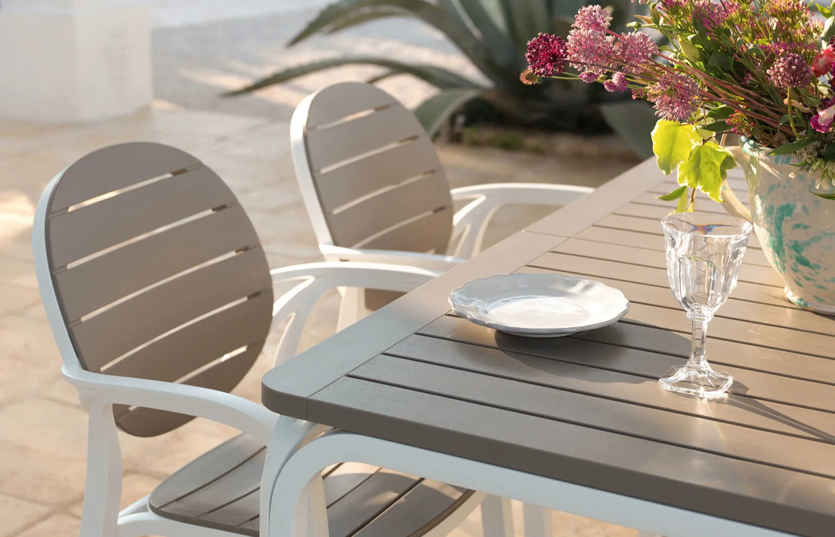 Mesa extensible de resina Alloro Nardi