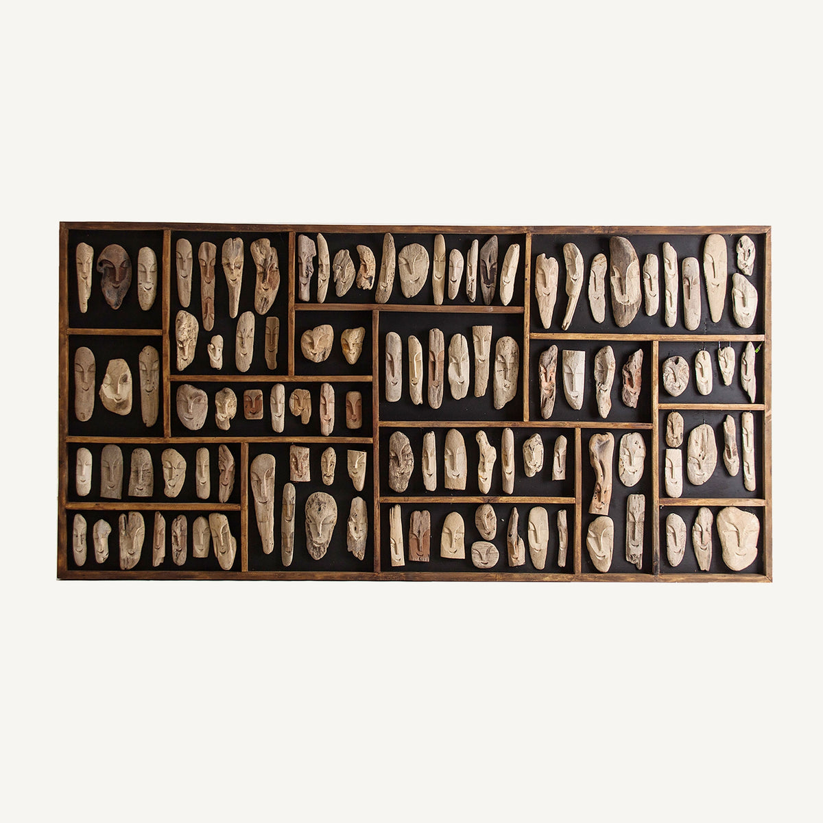 Panel decorativo de madera tropical Marsaxlokk