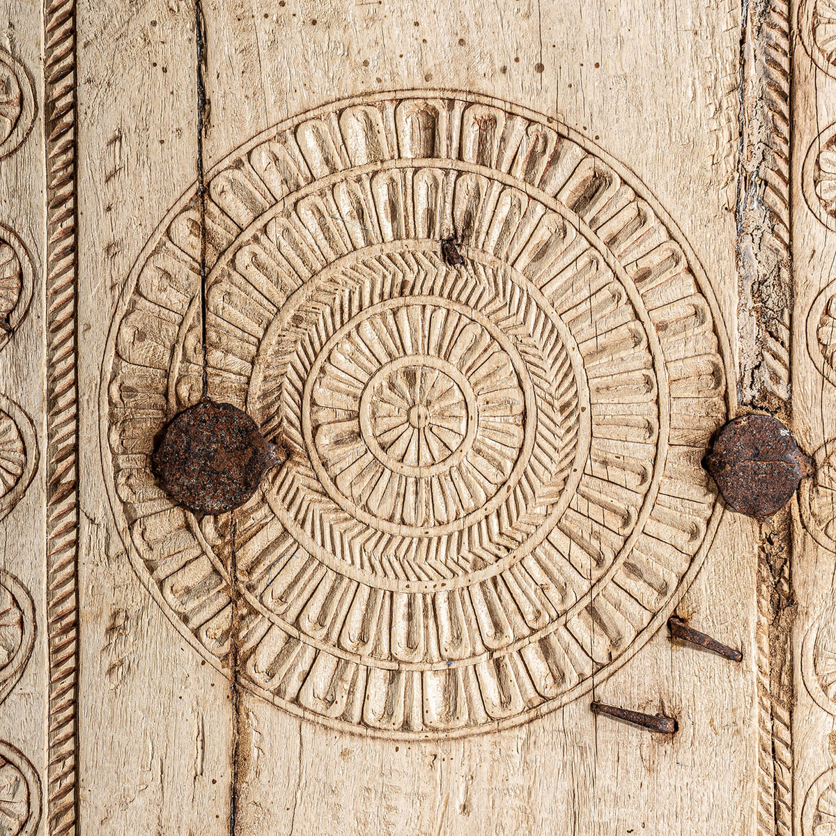 Panel decorativo de teca envejecida Gozo