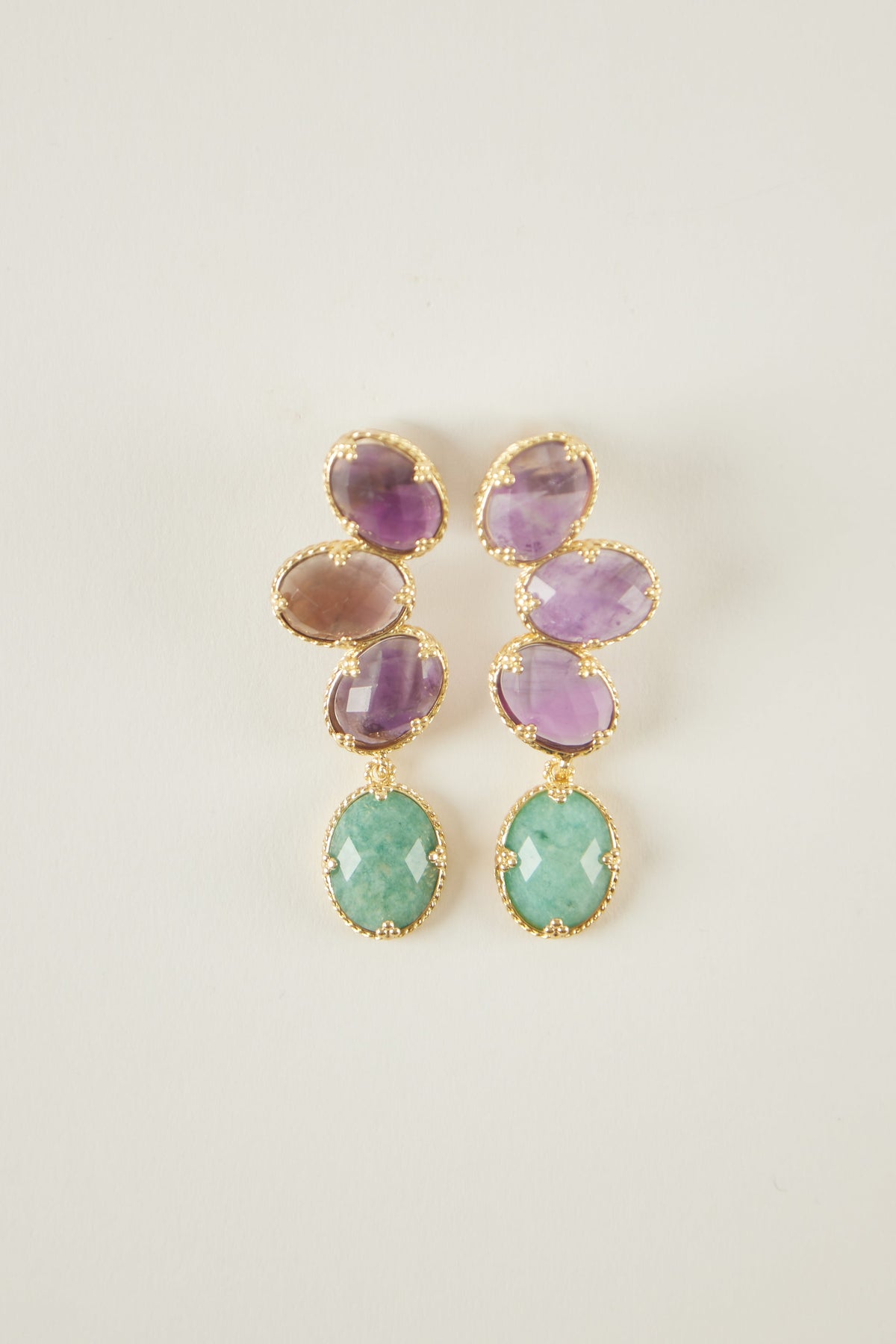 Pendientes de piedras naturales Sanur