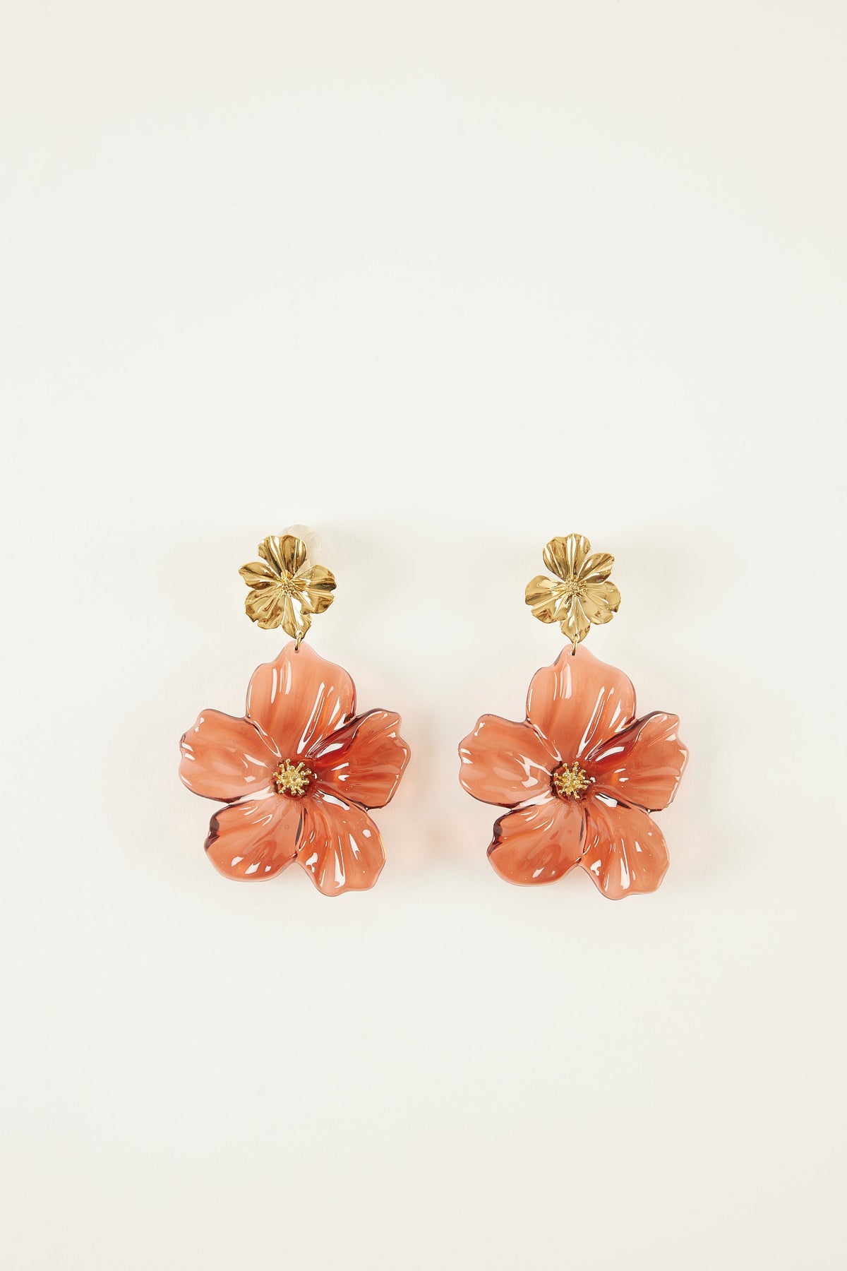 Pendientes de resina Flor de Loto