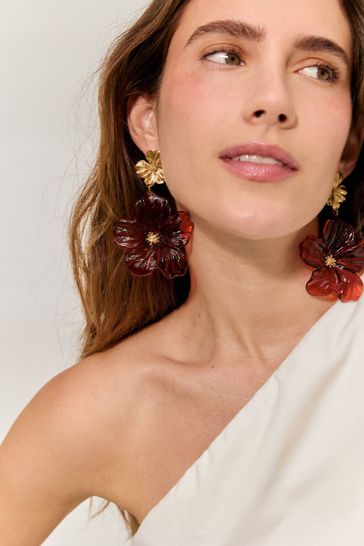 Pendientes de resina Flor de Loto