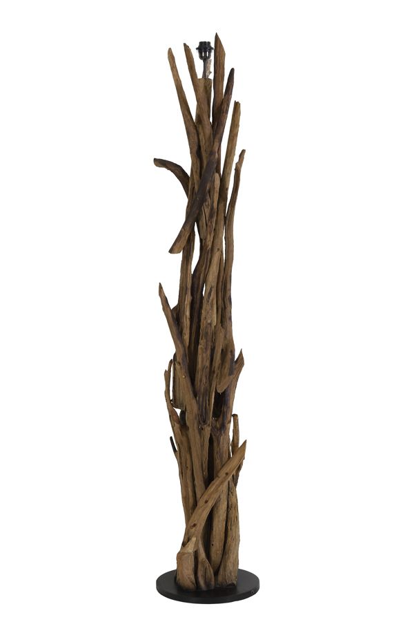 Pie de Lámpara de Suelo Árbol - #pino_y_jacaranda#