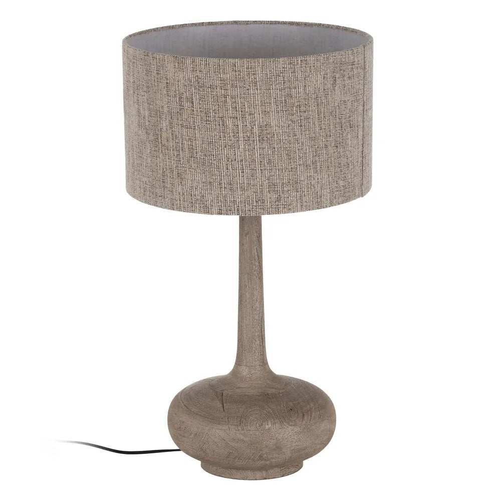 Pie de Lámpara de Sobremesa Nature Line - #pino_y_jacaranda#