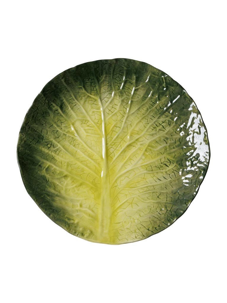 Plato Hoja de Lechuga - #pino_y_jacaranda#