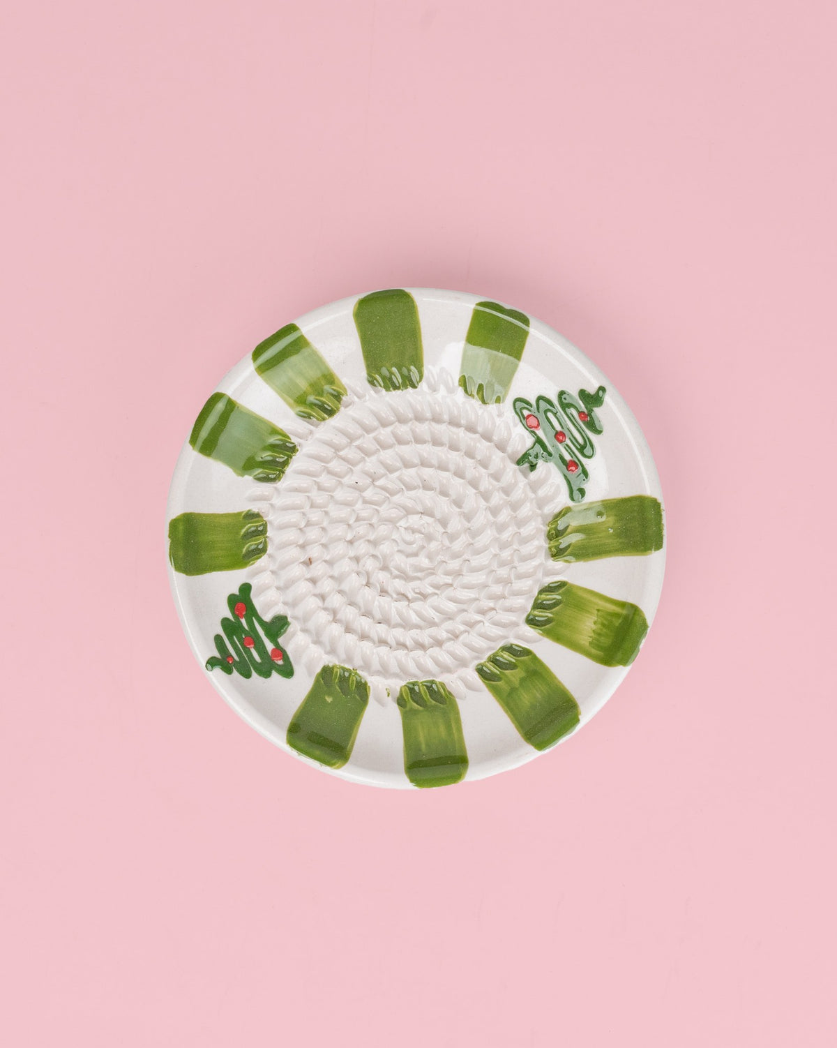 Plato rallador de cerámica Evergreen