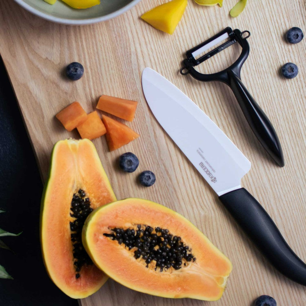 Set de cuchillo cerámico Kyocera Gen y pelador