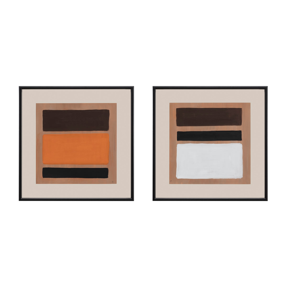 Set de 2 cuadros de lienzo Avvocata