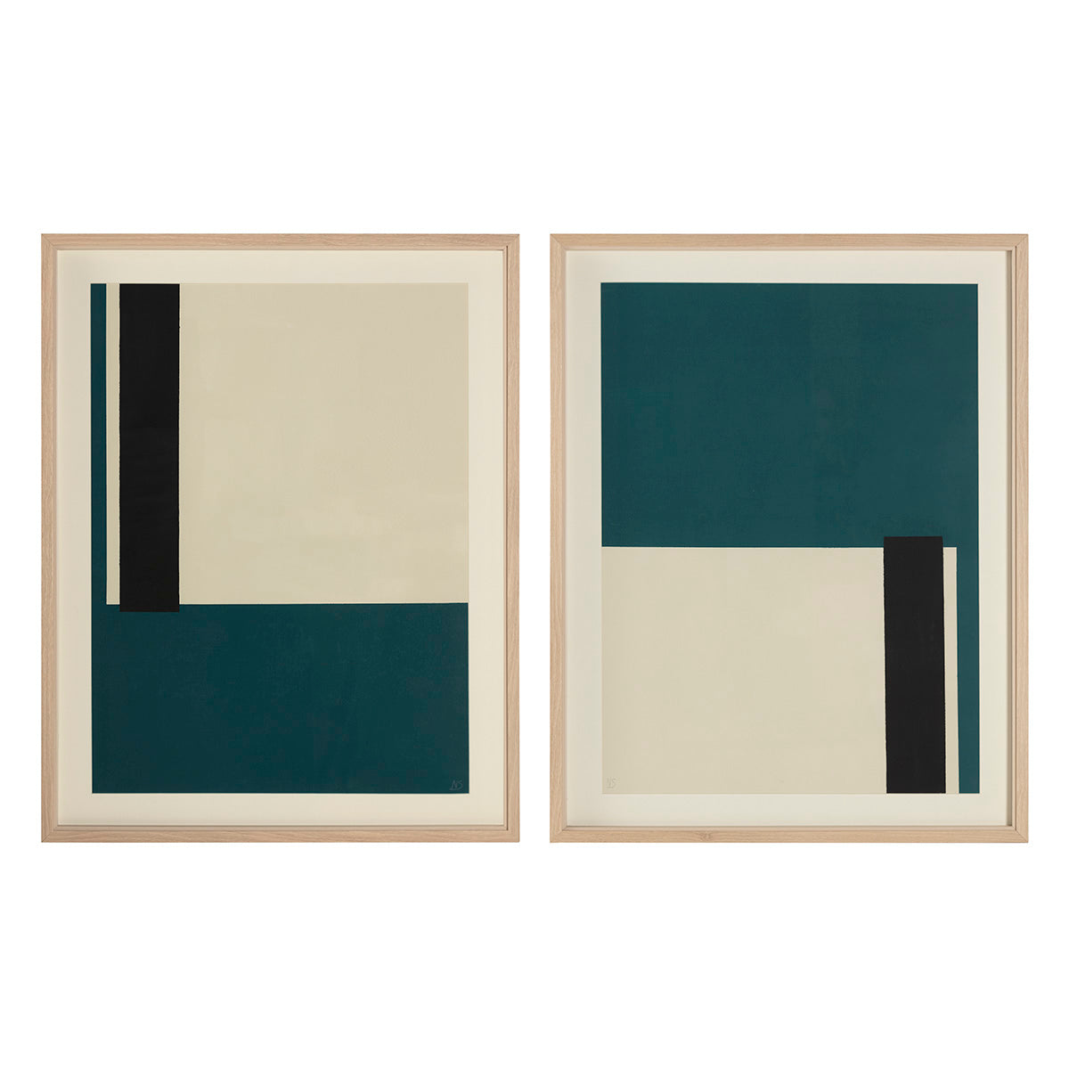 Set de 2 cuadros de lienzo Bisceglie