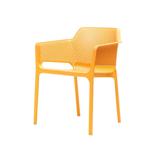 Set de 2 sillas de exterior apilable con brazos Melisa