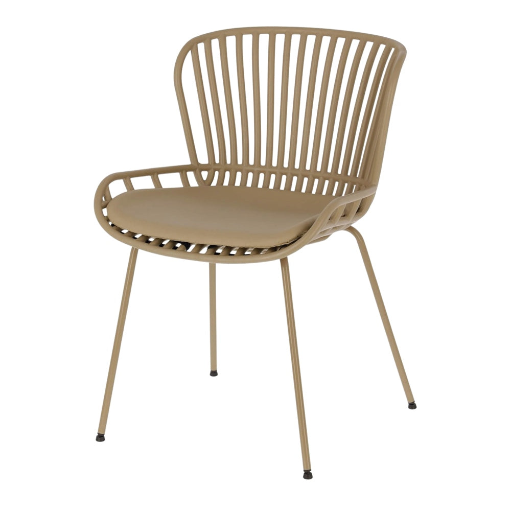 Set de 2 sillas de exterior con brazos Acrux