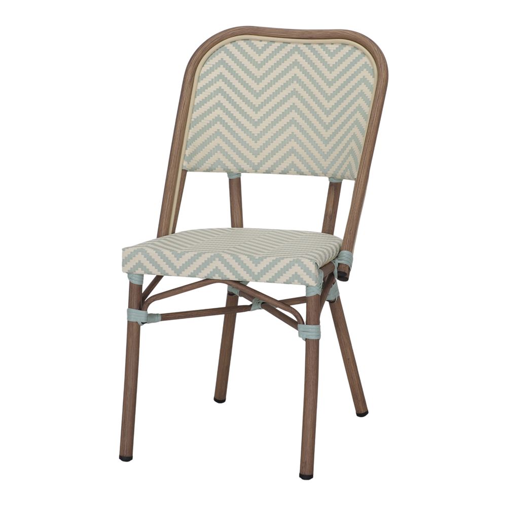 Set de 2 sillas de exterior de aluminio Juliana